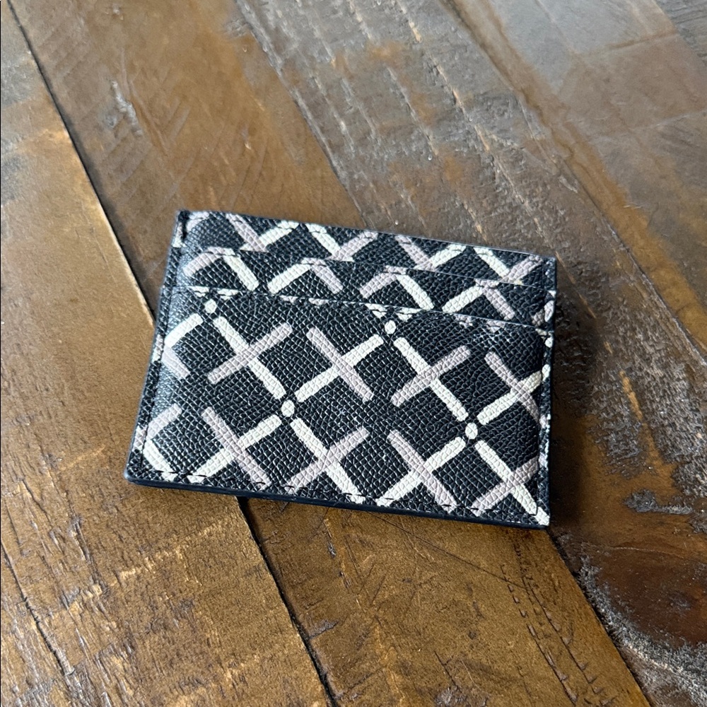 a new day Black & White Patterned Card Holder
